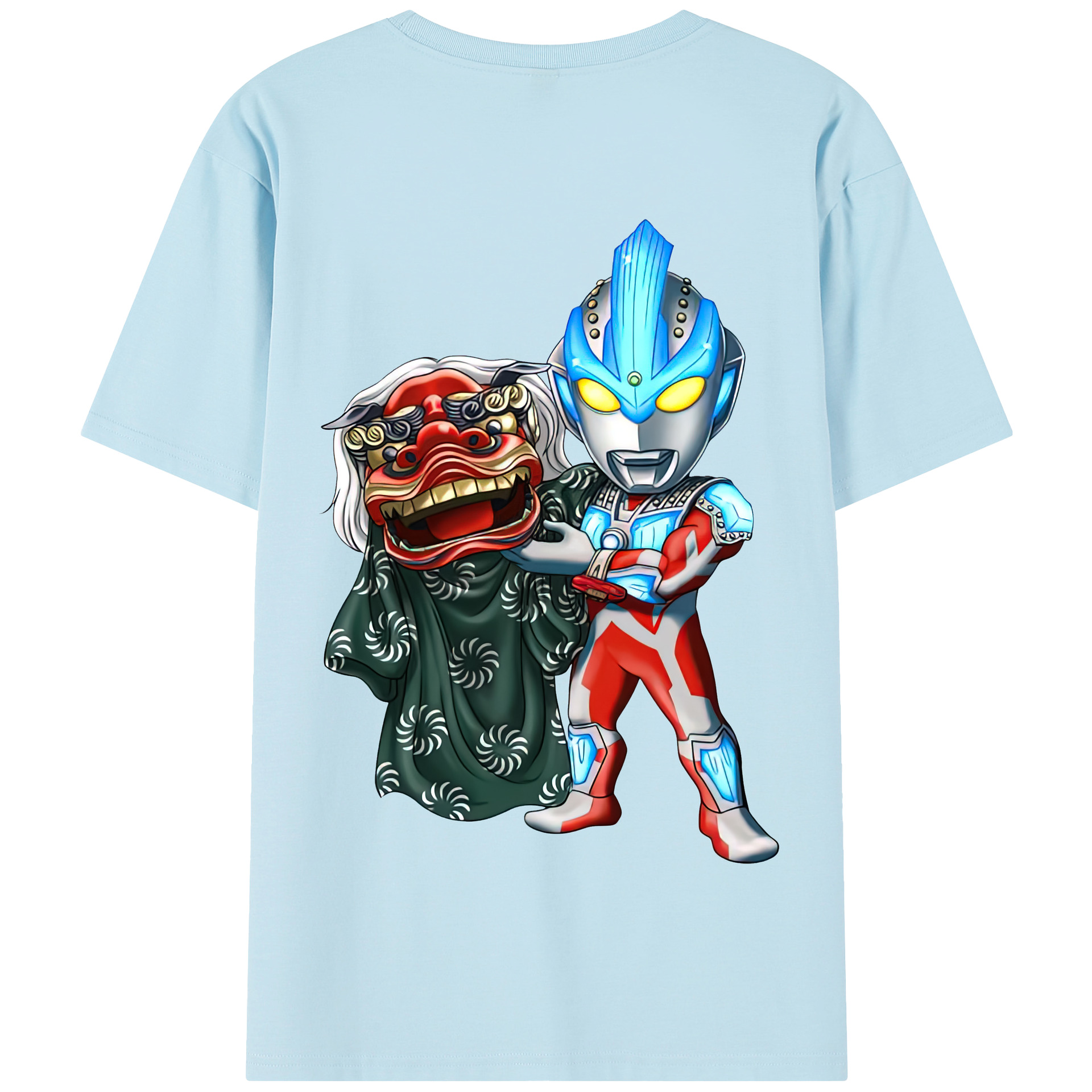 （画像用） ウルトラマン Ultraman 綿100％半袖Tシャツ（背面プリント）